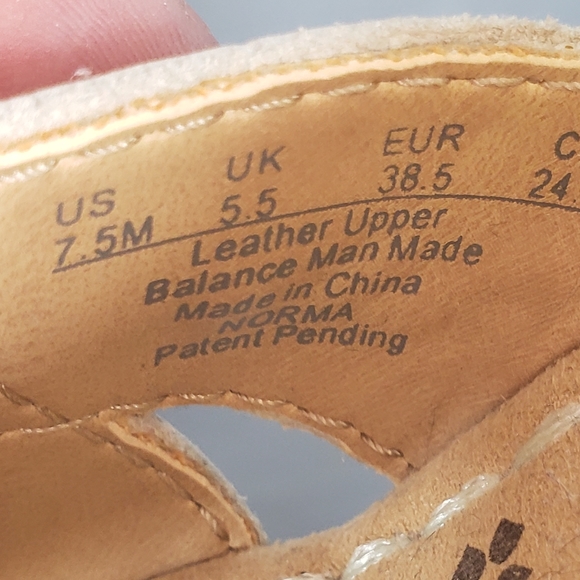 Naturalizer NWOT Norma Wedge Sandals 7.5M - Picture 6 of 8